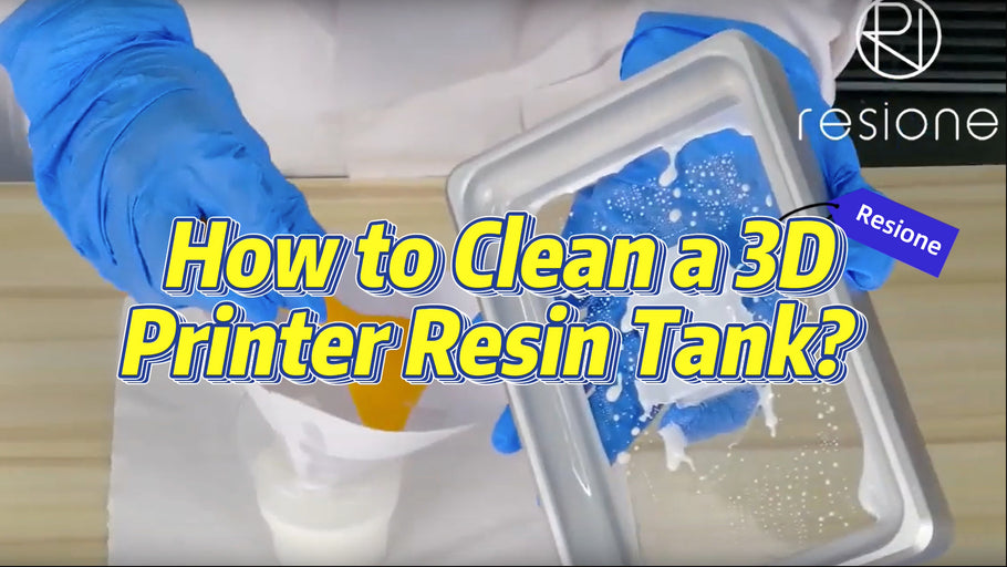 【RESIONE Laboratory】How to Clean a 3D Printer Resin Tank (Vat)?