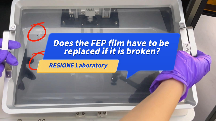 【RESIONE Laboratory】Does the FEP film have to be replaced if it is broken?