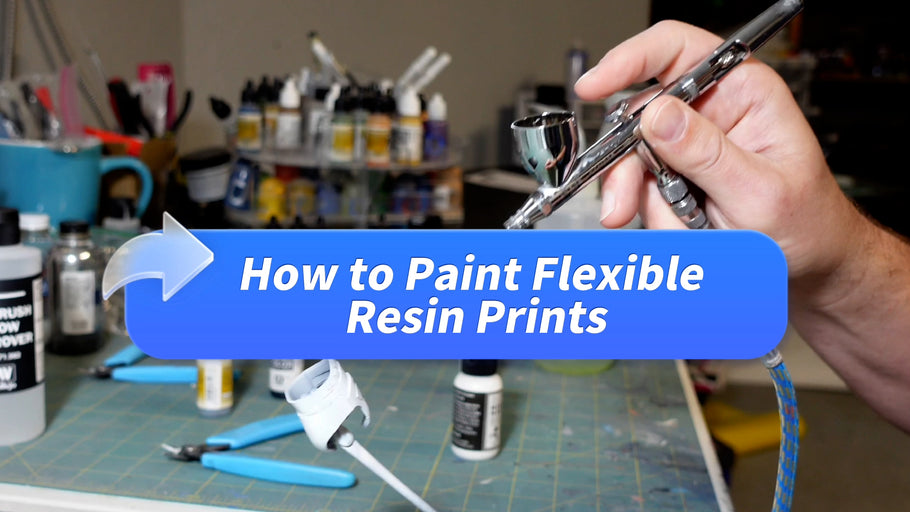 【RESIONE Laboratory】How to Paint Flexible Resin Prints?