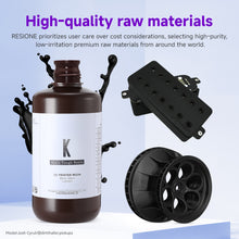 Load image into Gallery viewer, K Black Tough ABS Like 3D Printer Resin (1kg)