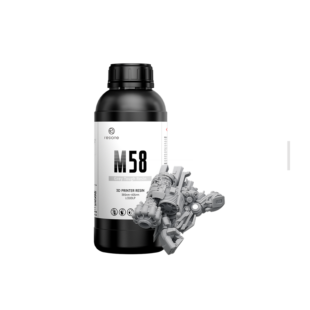 M58 Gray Tough ABS Like 3D Printer Resin (1kg) – RESIONE M58 Gray Tough ABS Like 3D Printer Resin (1kg) – RESIONE