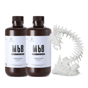 M68 White Tough ABS Like Non-yellowing 3D Printer Resin (1kg)
