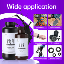 Load image into Gallery viewer, F69 Black Flexible Rubber-like 3D Printer Resin (1kg)
