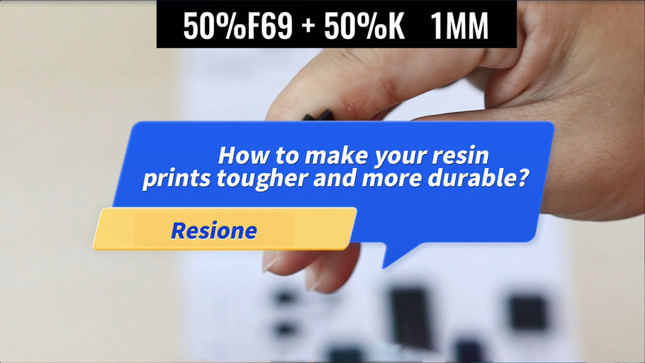【RESIONE Laboratory】How to make your resin prints tougher and more durable?