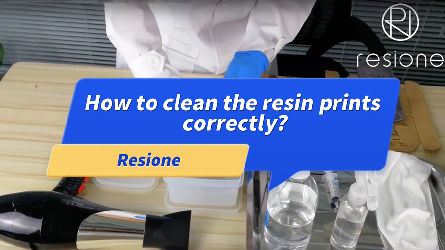 【RESIONE Laboratory】How to clean the resin prints correctly?