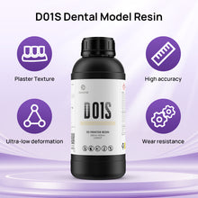 Load image into Gallery viewer, D01S Dental Model Low Shrinkage 3D Printer Resin (1kg)
