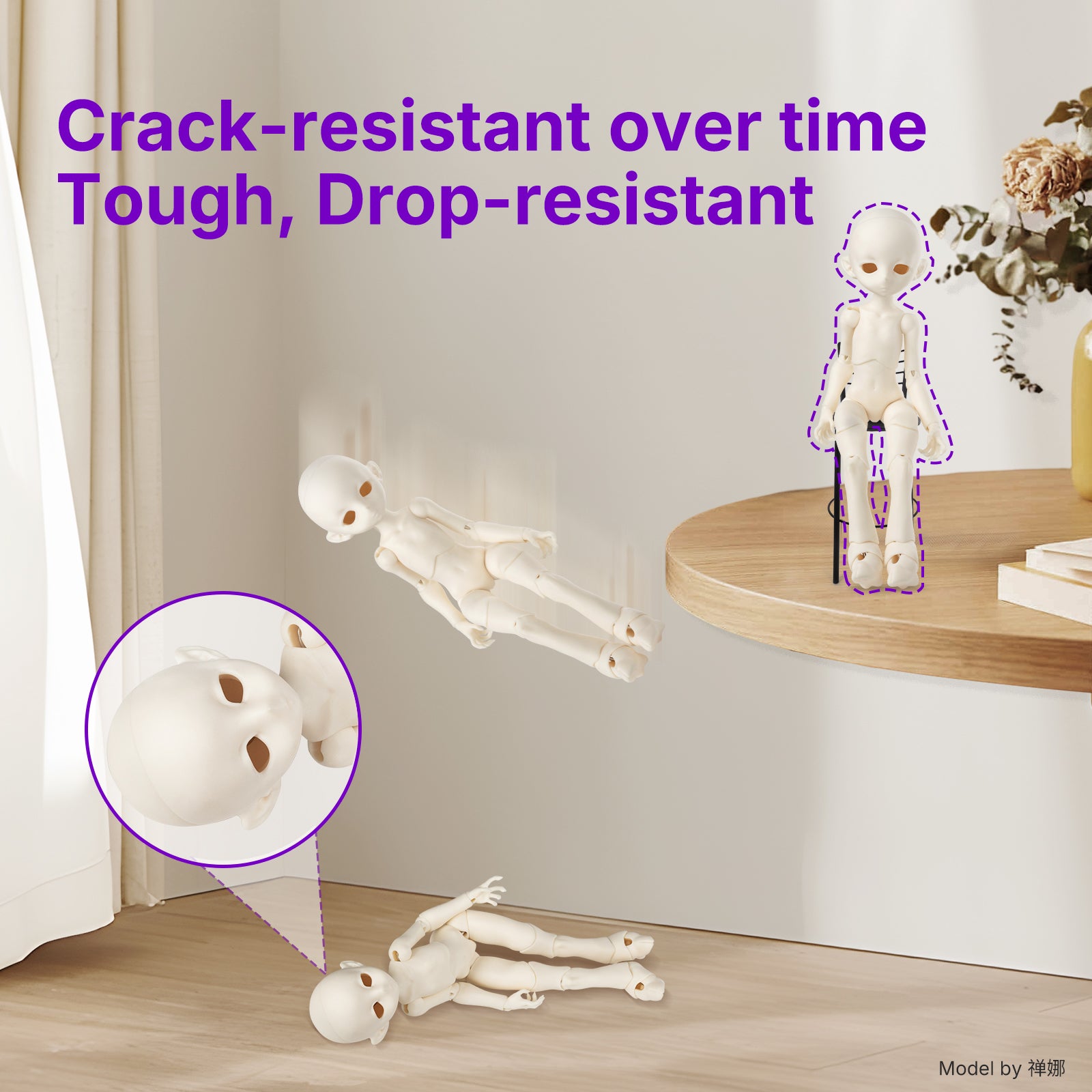 Anycubic BJD Wear-Resistant 3D Drucker Harz, Authentische BJD Hautfarben, Anti-Vergilbung & Kratzfestes UV-Resin für Kugelgelenkpuppen, Hohe Präzision & Einfaches Makeup (Mia White, 1 kg Anycubic BJD Wear-Resistant 3D Drucker Harz, Authentische BJD Hautfarben, Anti-Vergilbung & Kratzfestes UV-Resin für Kugelgelenkpuppen, Hohe Präzision & Einfaches Makeup (Mia White, 1 kg