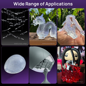 G217 Clear Non-yellowing Tough ABS Like 3D Printer Resin (1kg) – RESIONE