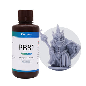 [LITLIQ] PB81 Light Grey Plant-Based Resin (1kg)