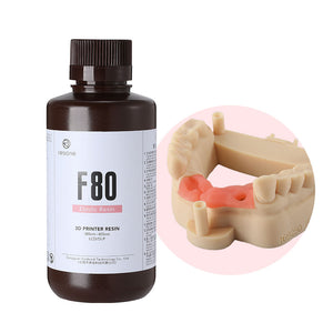 F80 Elastic 3D Printer Resin Black / Gingival-like